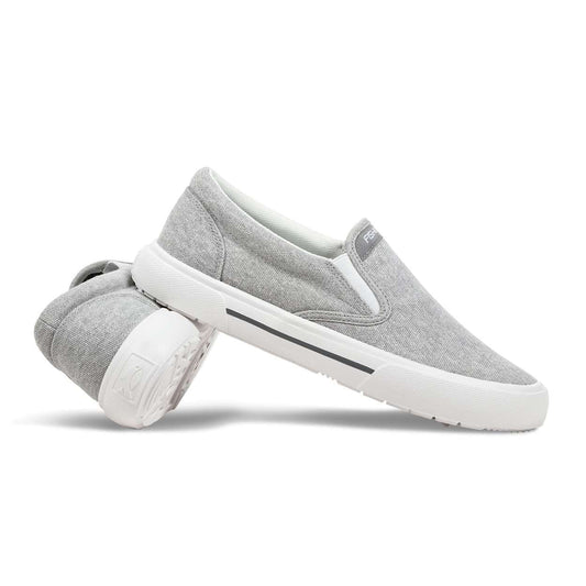 Fishooz Women's Sunwashed Slip-On Grey/White