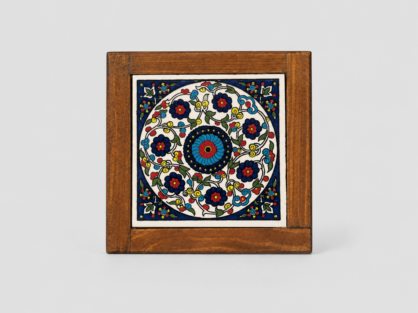 Coaster Handmade Palestine Ceramic Heat-Resistant for Coffee, Tea