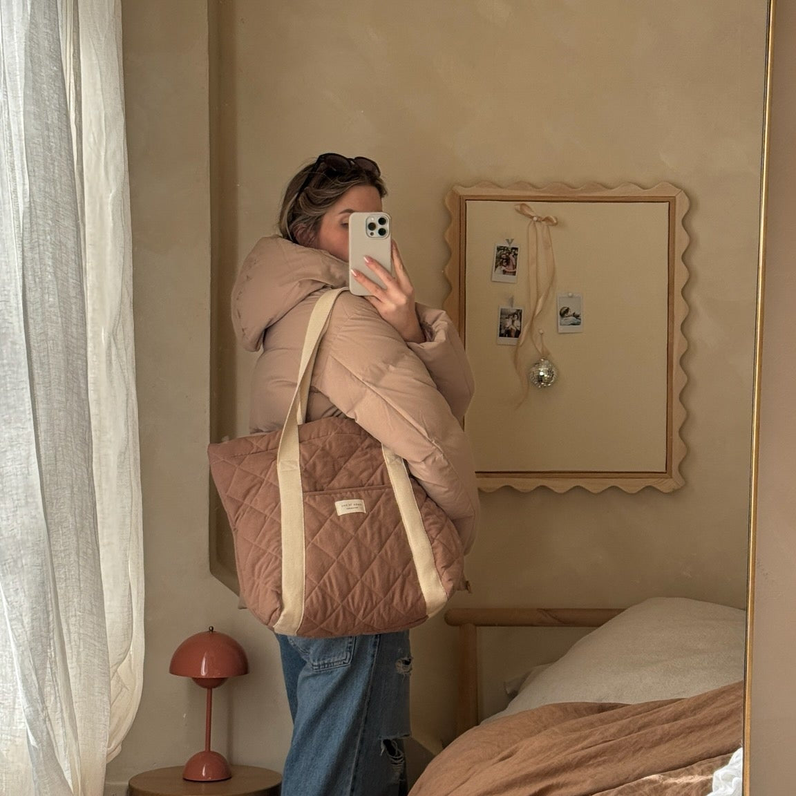 Gesteppte Alltags-Tragetasche
