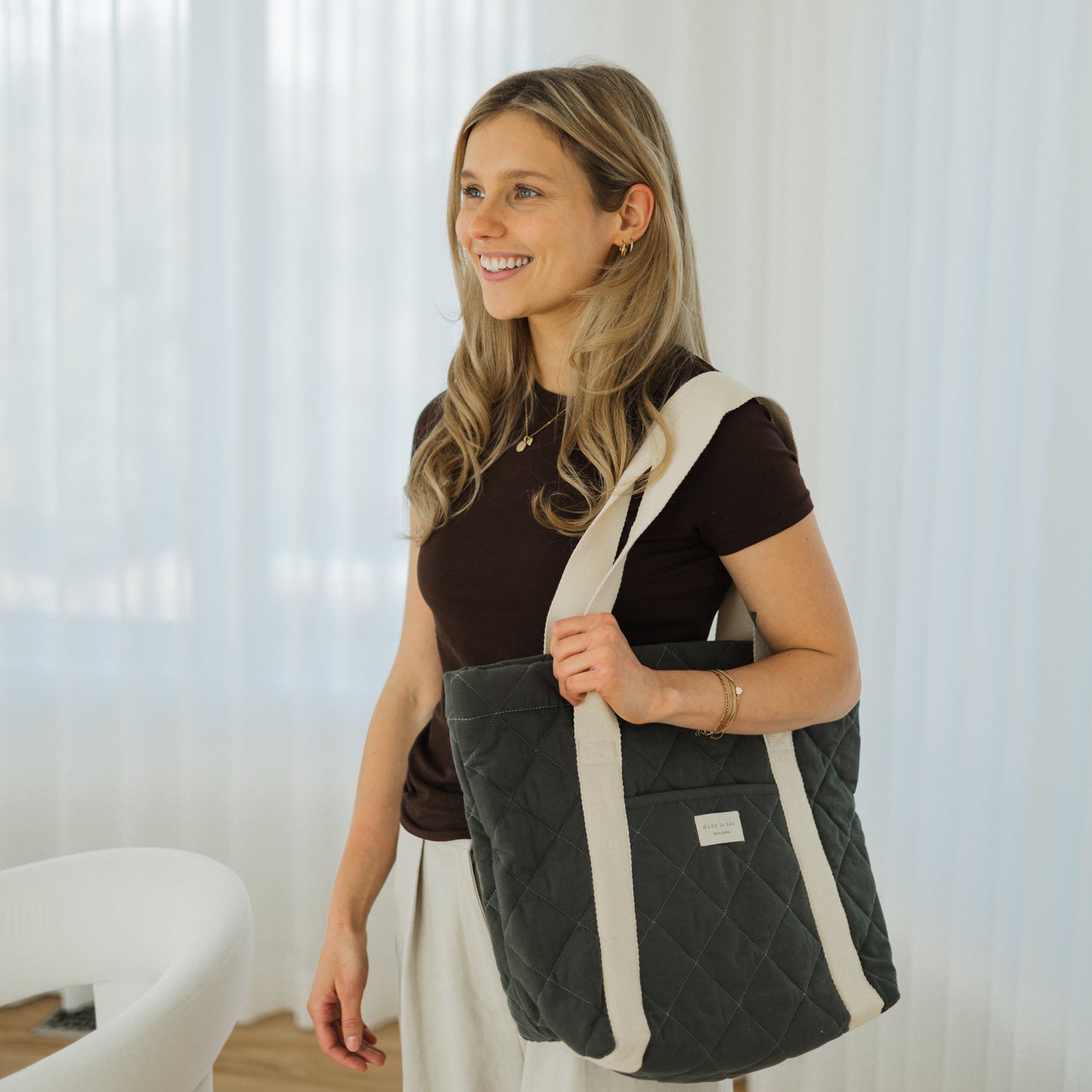 Gesteppte Alltags-Tragetasche