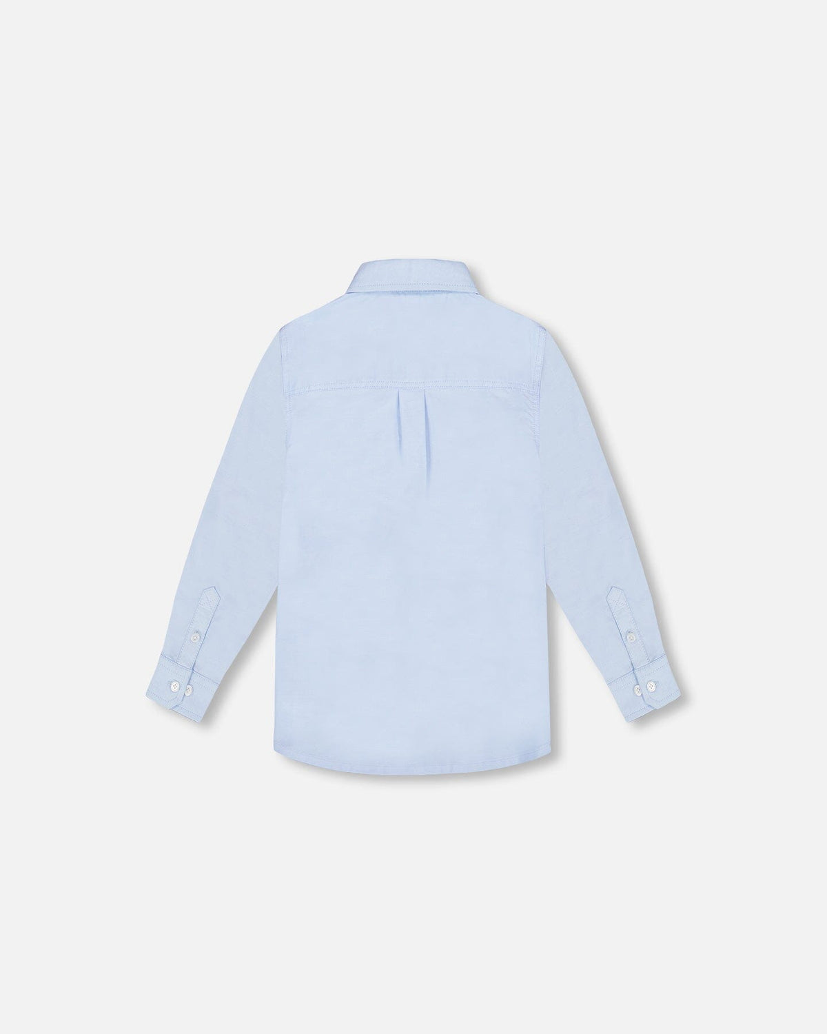 Long Sleeve Button Down Shirt Pale Blue