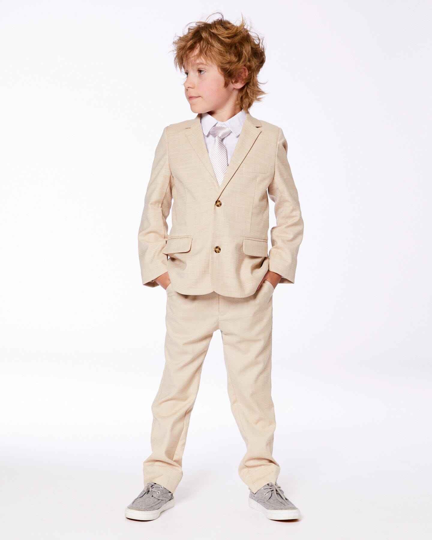Slant Pocket Pants Light Taupe