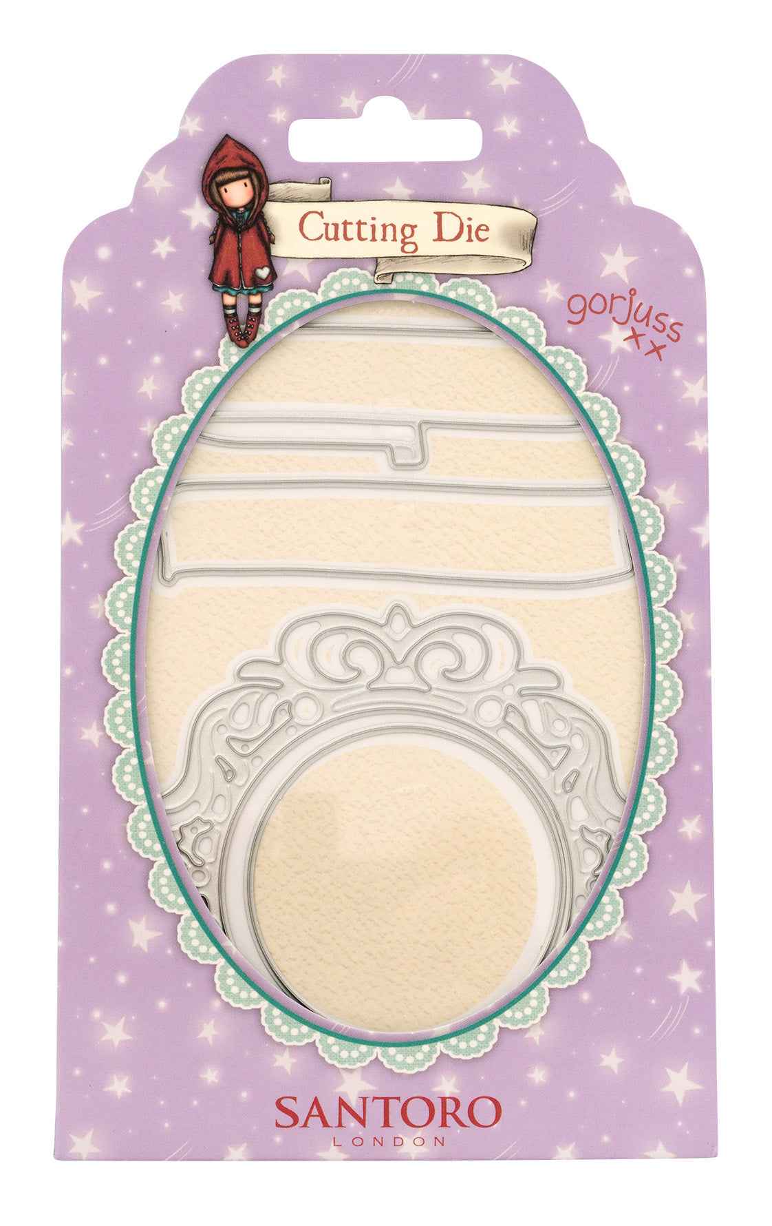 SAN Cutting Dies Scroll & Embellished Frame Gorjuss Essentials 82x129x2mm 4 PC nr.699