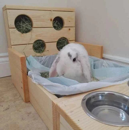 Four Hole Hay Feeder and Litter Box