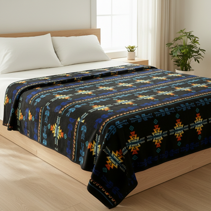 OLDTRIBES™ Embers of the Four Winds Alpaca Blanket