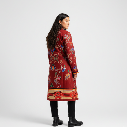 OLDTRIBES™ Ember Heritage Long Coat