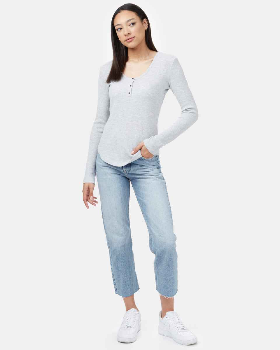 TreeWaffle Henley Longsleeve