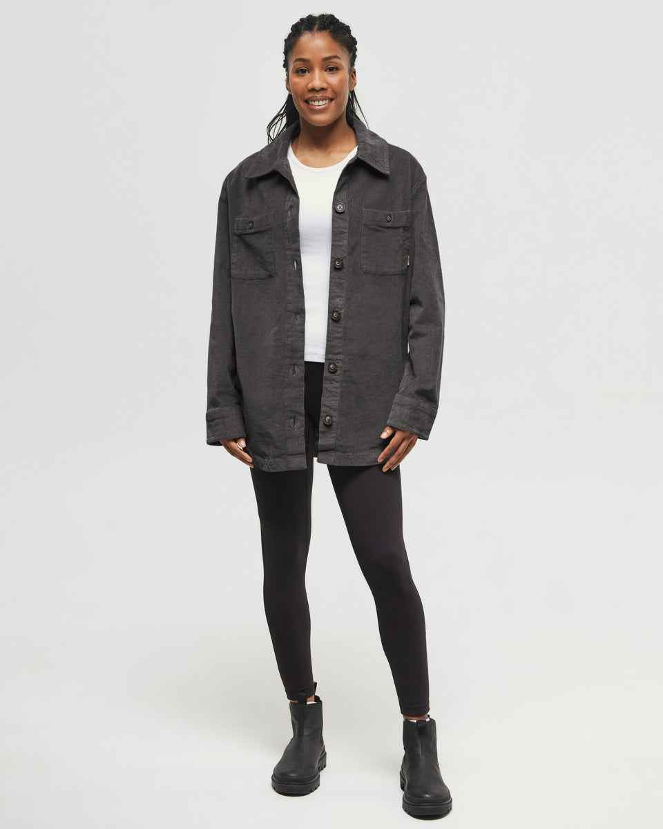 EcoStretch Corduroy Overshirt