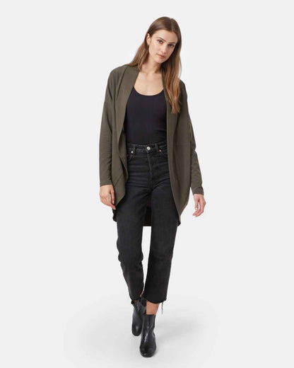 French Terry Cocoon Cardigan