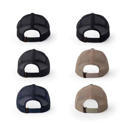 Nova Scotia Leather Patch Trucker Hat