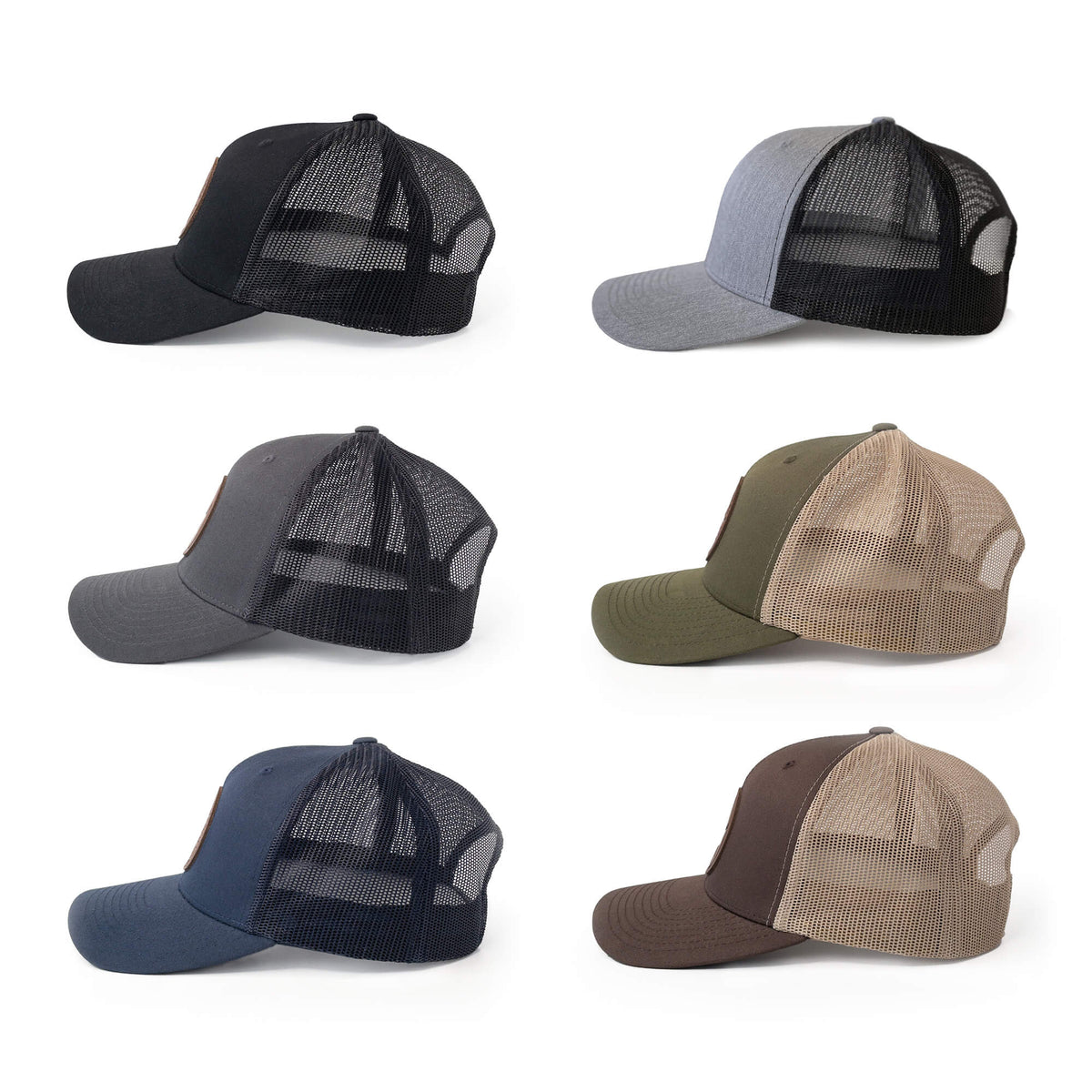 British Columbia Leather Patch Trucker Hat