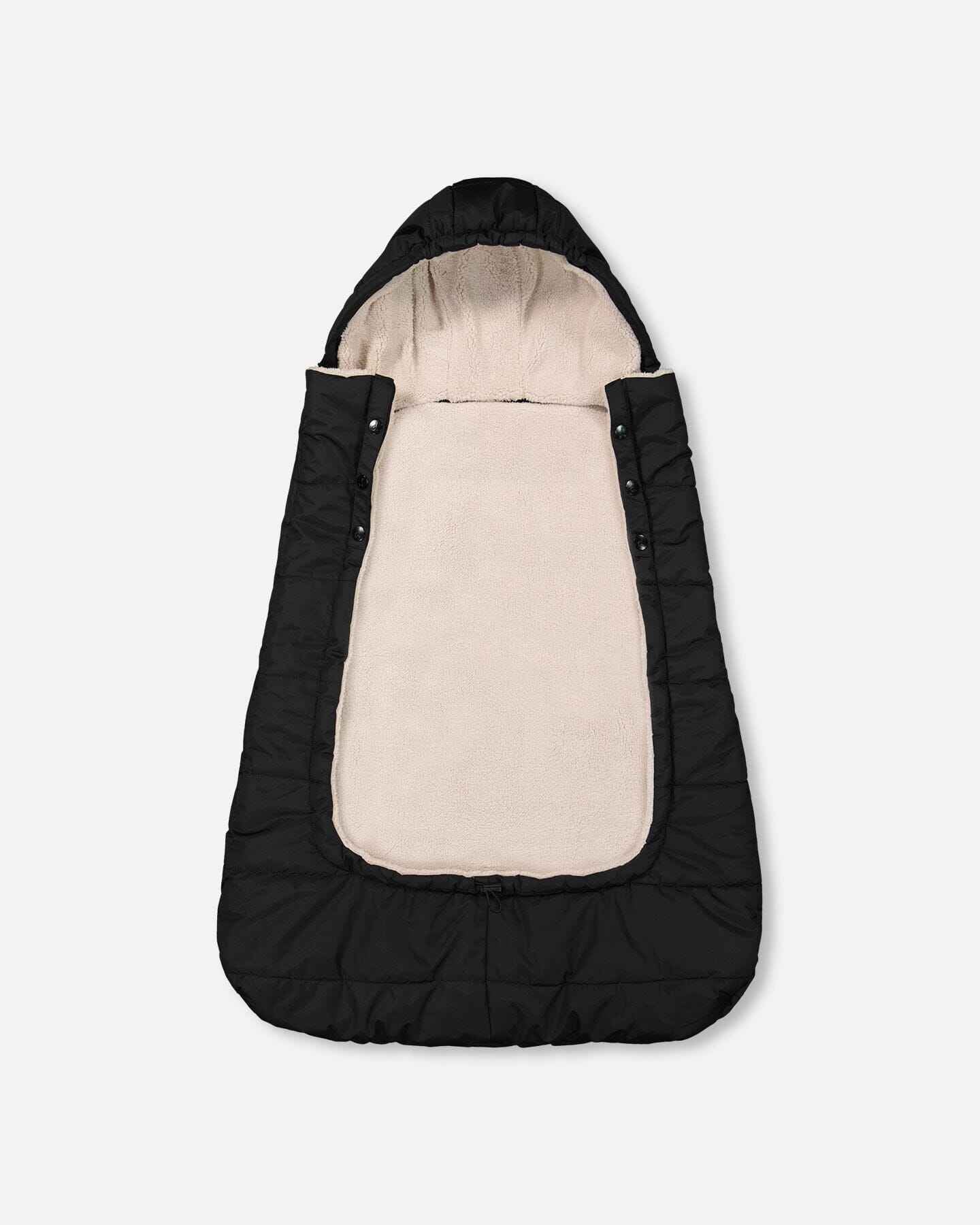 3-In-1 Multifunction Cover For Car Seat, Stroller, And Baby Carrier In Black