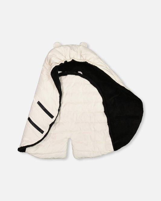 Snugly Baby Wrap Designed For Car Seat And Stroller Off-White