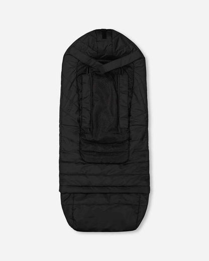 Evolutive Baby Footmuff Designed For Car Seat And Stroller Black