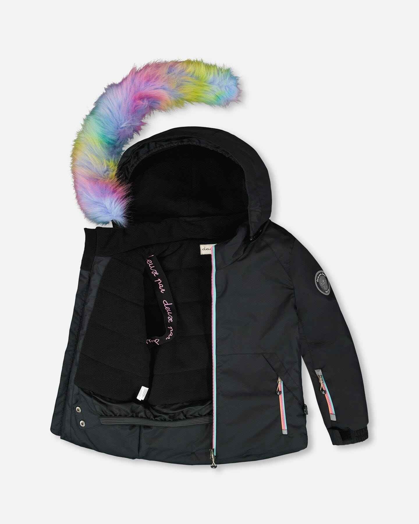 Two-Piece Play Snowsuit Rainbow Leopard