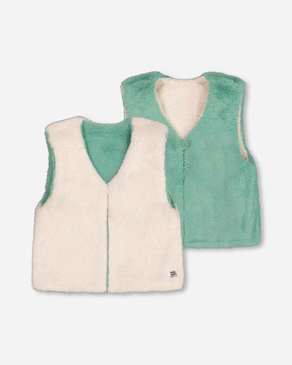 Reversible Faux Fur Vest