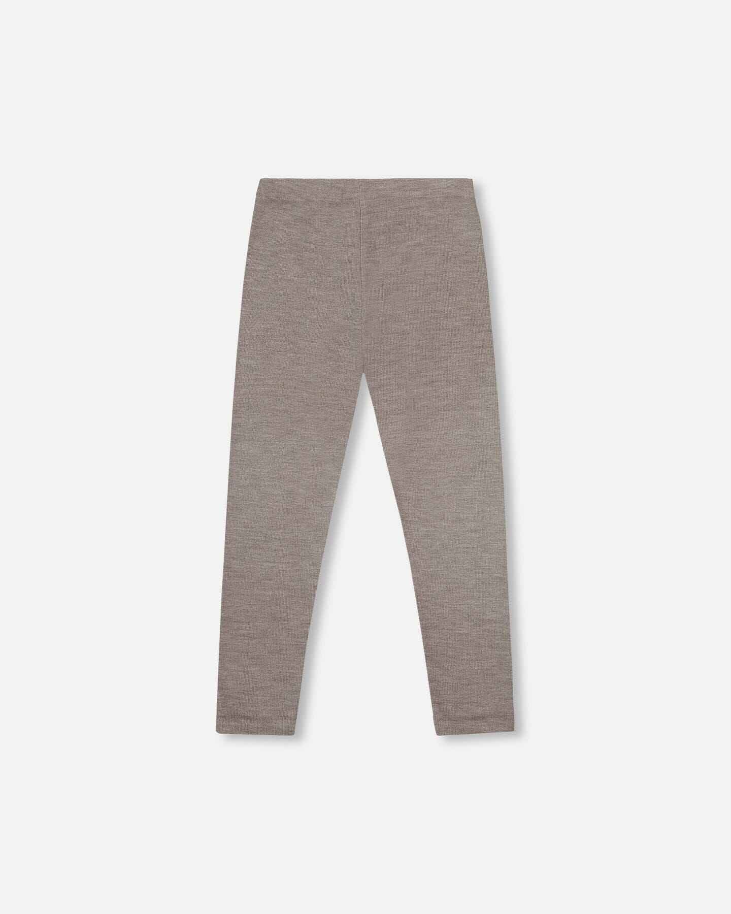 Super Soft Ribbed Leggings Heather Gray