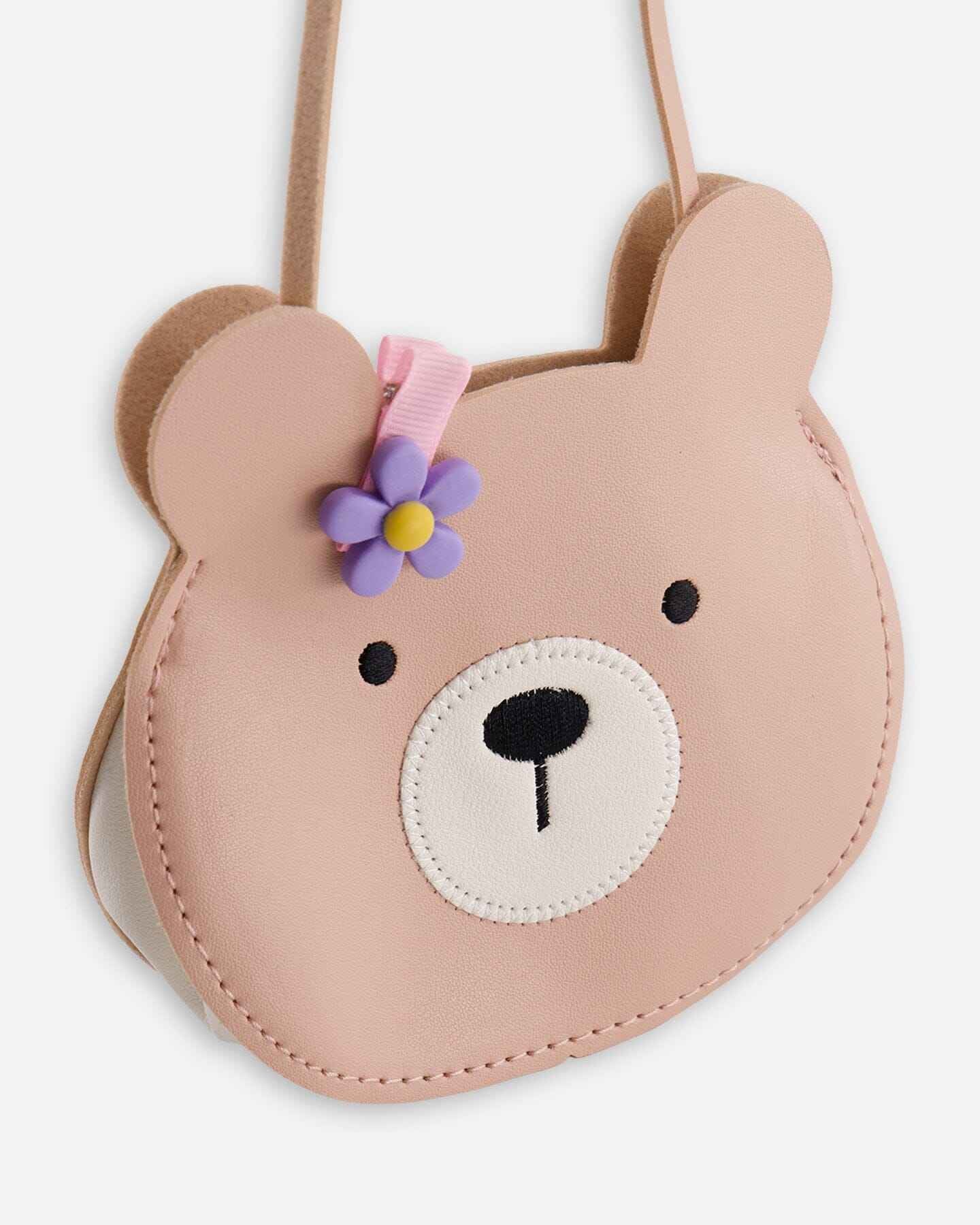 Teddy Bear Bag Dusty Pink