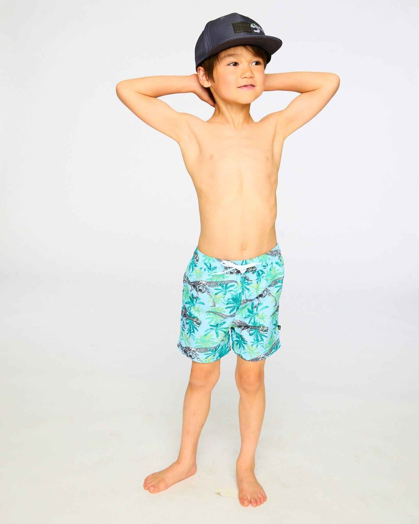 Boardshorts Blue Skeleton Print