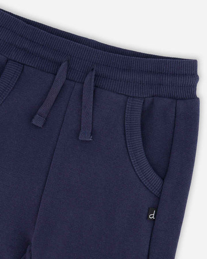 French Terry Pants Blue