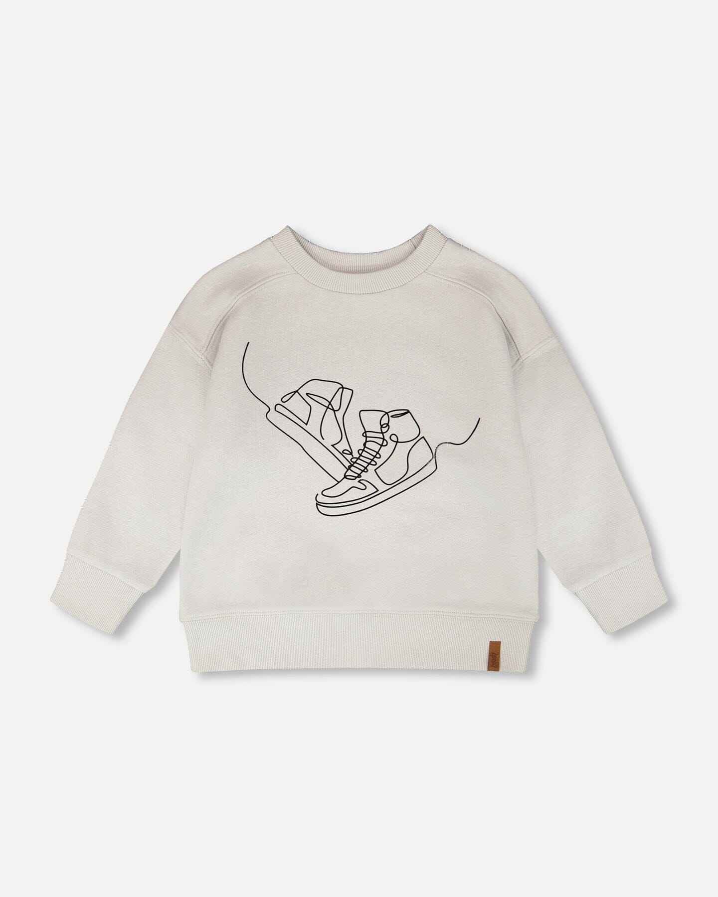French Terry Sweatshirt Pale Grey