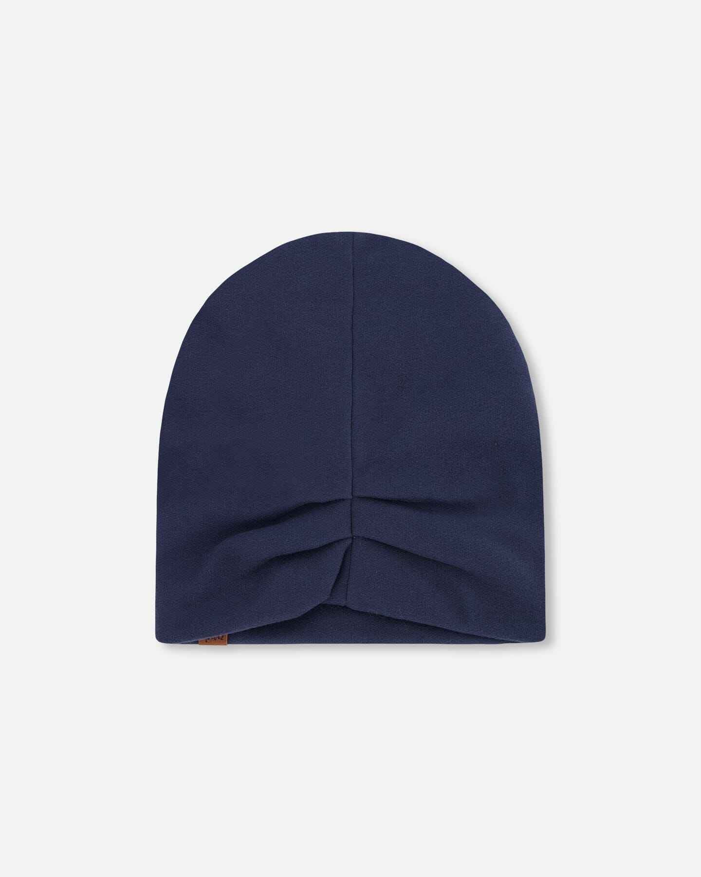 Stretch Jersey Beanie Navy Blue