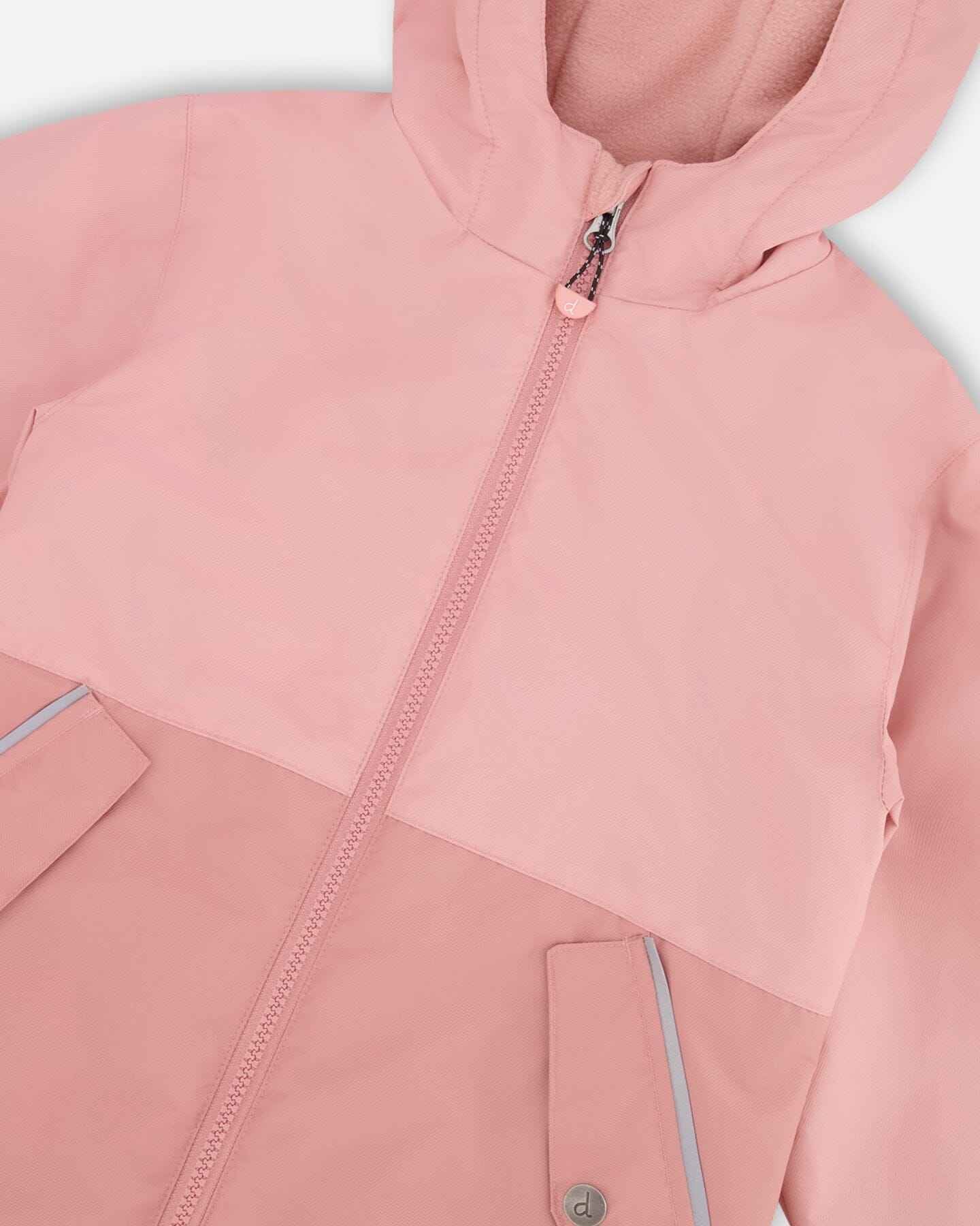 Mid-Season Jacket In Recycled Polyester Light Pink