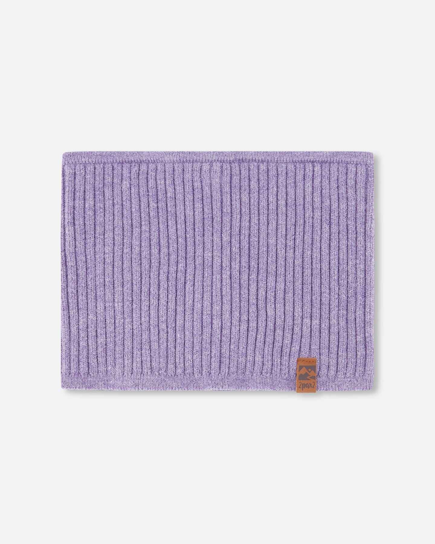 Knit Neckwarmer Lavender