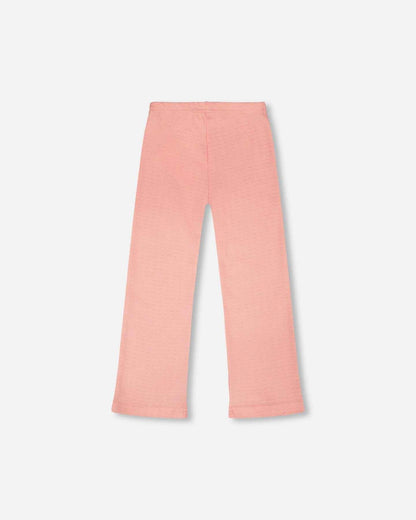 Crinkle Jersey Leggings Peach Pink