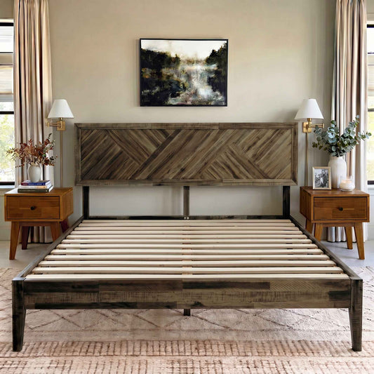 Sierra Deluxe Solid Wood Bed Frame