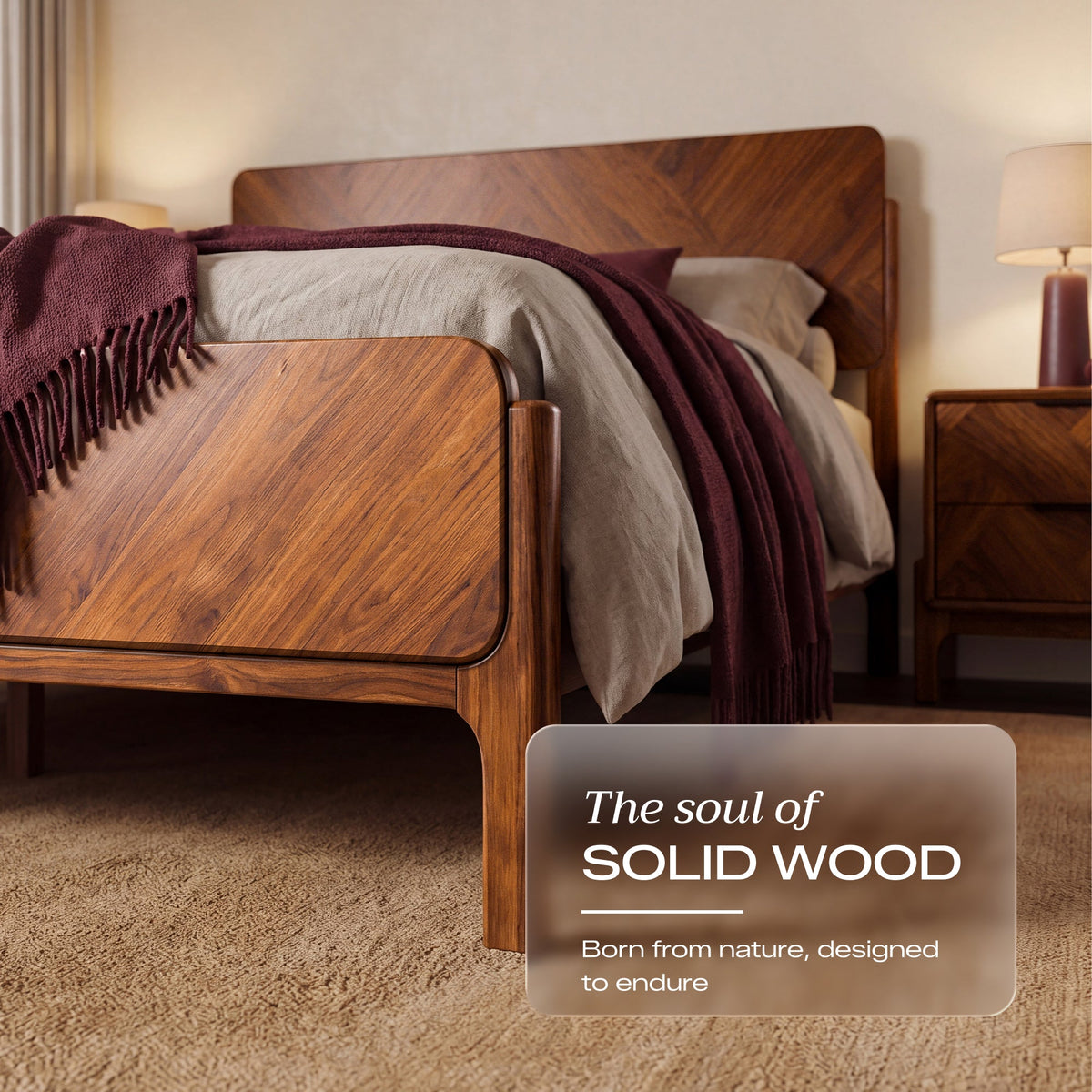 Bifrost Solid Wood Bed Frame