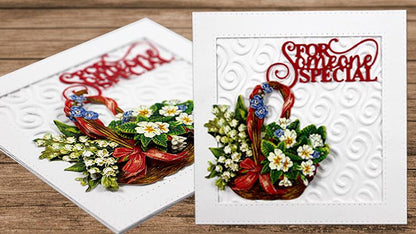 Hearty Crafts Easy 3D Toppers Snowdrops