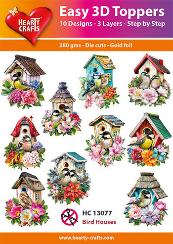 Easy 3D - Toppers Bird Houses