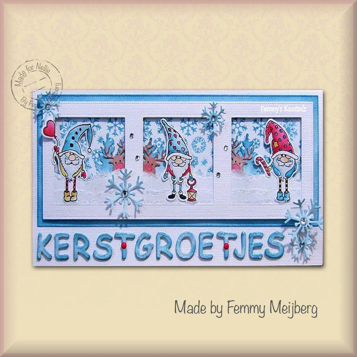 Die & Clear Stamp Set - Xmas Gnome Serie Candystick