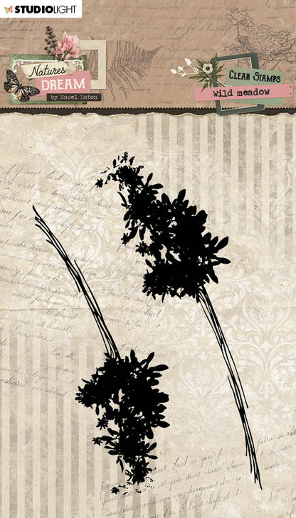 HEN Clear Stamp Wild Meadow Natures Dream 62x93x3mm 2 PC nr.524