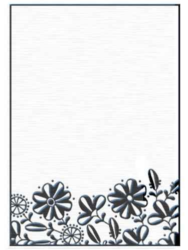 Embossing Folders - Flower Border 1