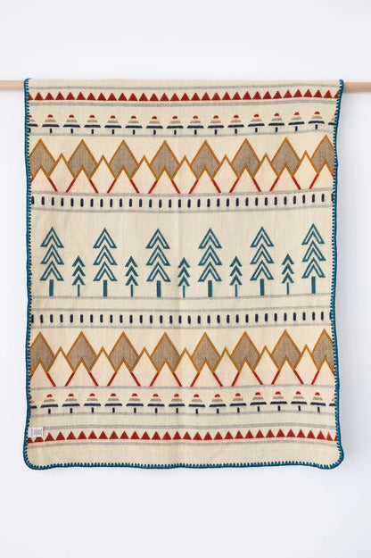Tree Line Baby Blankets - Little Camper