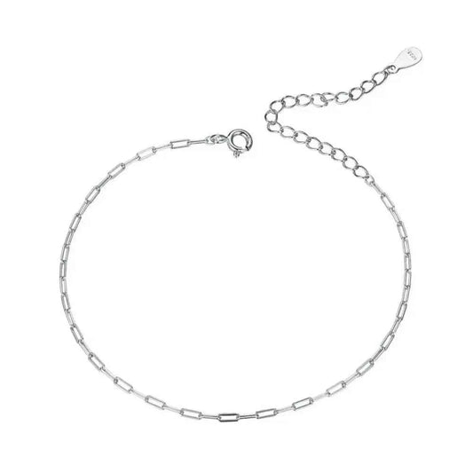 925 Sterling Silver Gold Cable Chain Bracelet