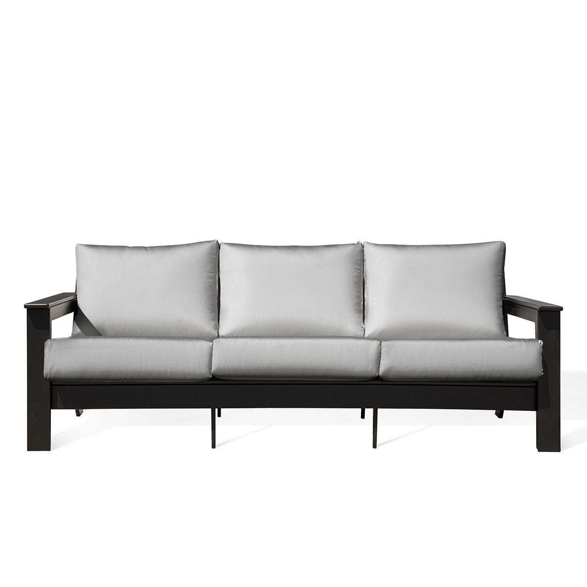 Hickory Polymer Outdoor Sofa with Sunbrella® Cushions - AURABAGS SHOP