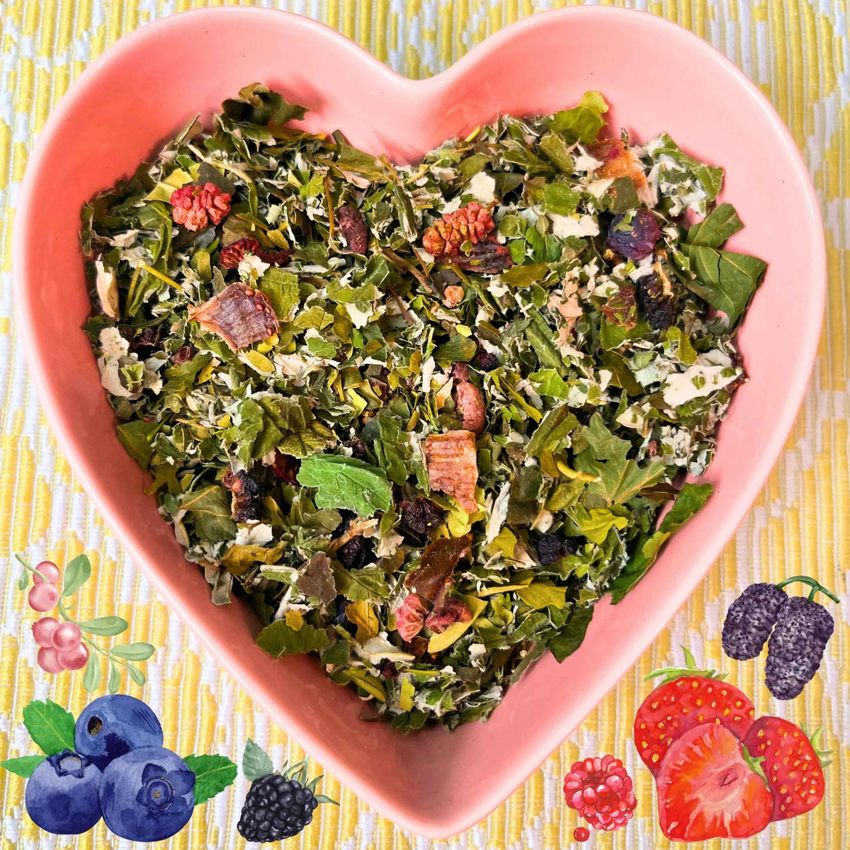 "Berry Patch" Hay Topper