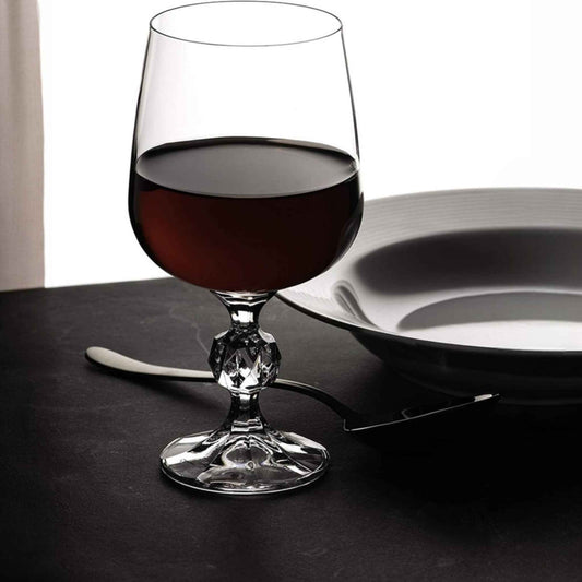 Crystal Wine Glasses 8 Oz - CRYSTALEX - Set of 6