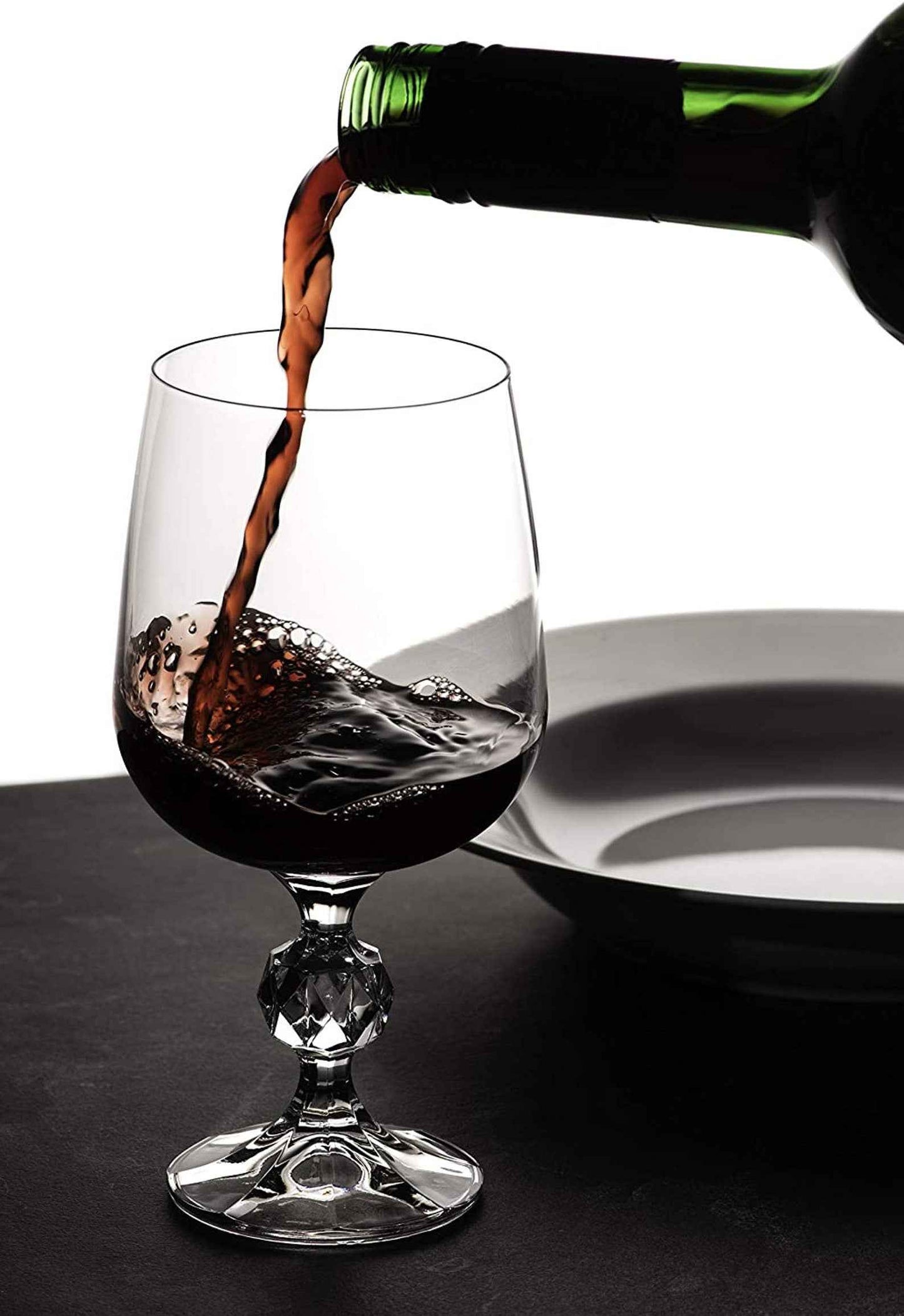 Crystal Wine Glasses 8 Oz - CRYSTALEX - Set of 6