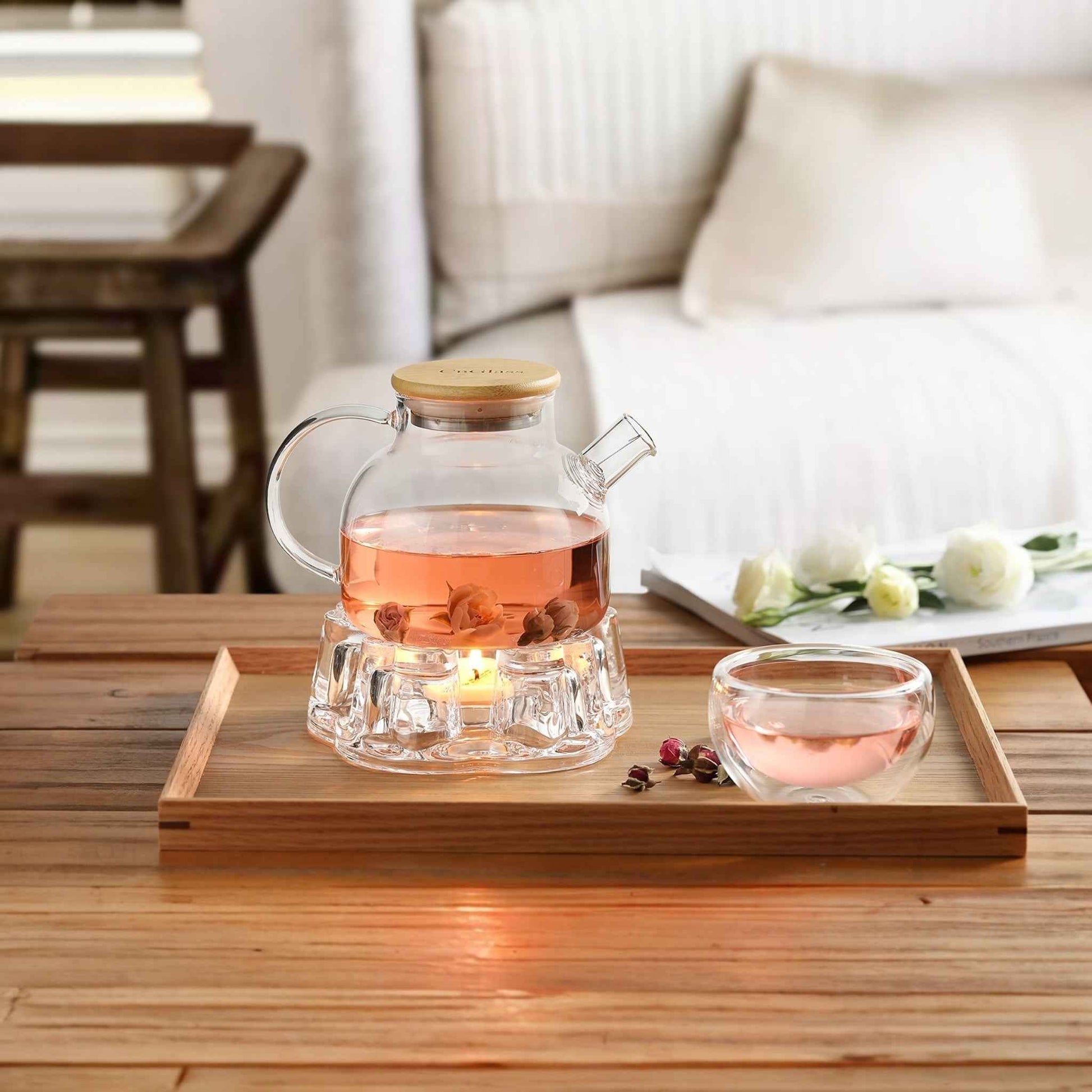 Glass Teapot Warmer - 1Piece