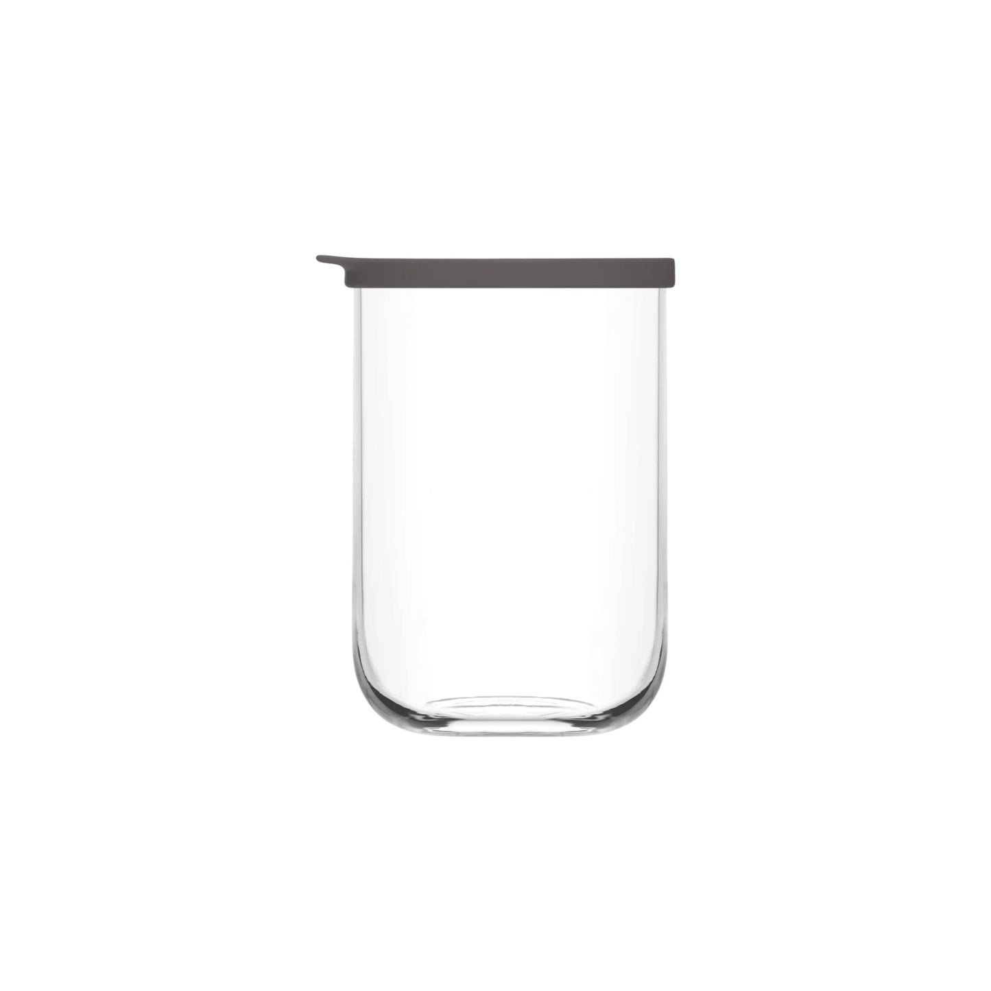 LAV Duo Glass Storage Jar with Silicone Lid — Set of 2 | 1 Litre