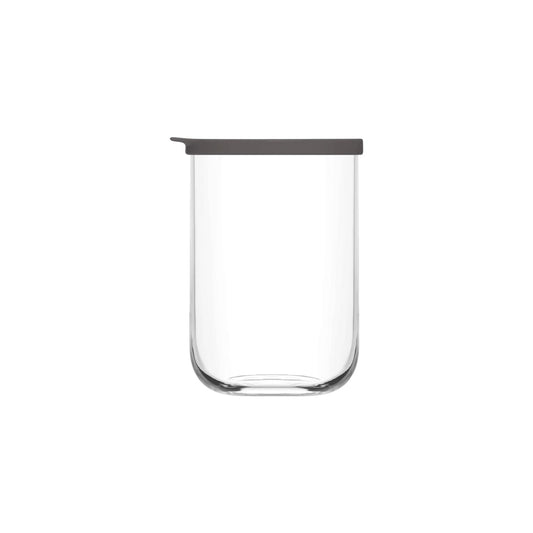LAV Duo Glass Storage Jar with Silicone Lid — Set of 2 | 1 Litre