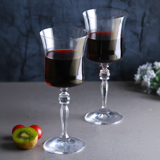 Crystalex Grace Bohemian Crystal Wine Glasses 185ml — Set of 6