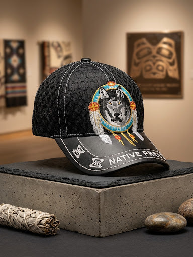 Lonely Wolf  Native Cap