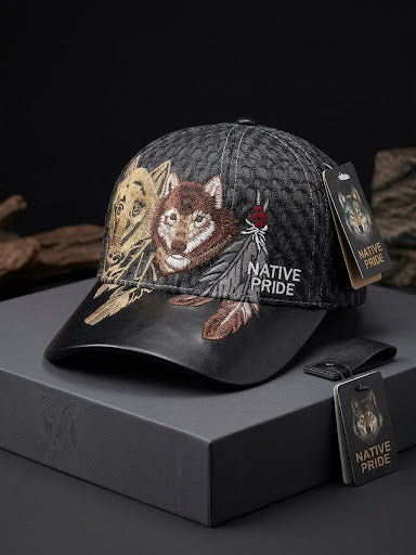 Lonely Wolf  Native Cap