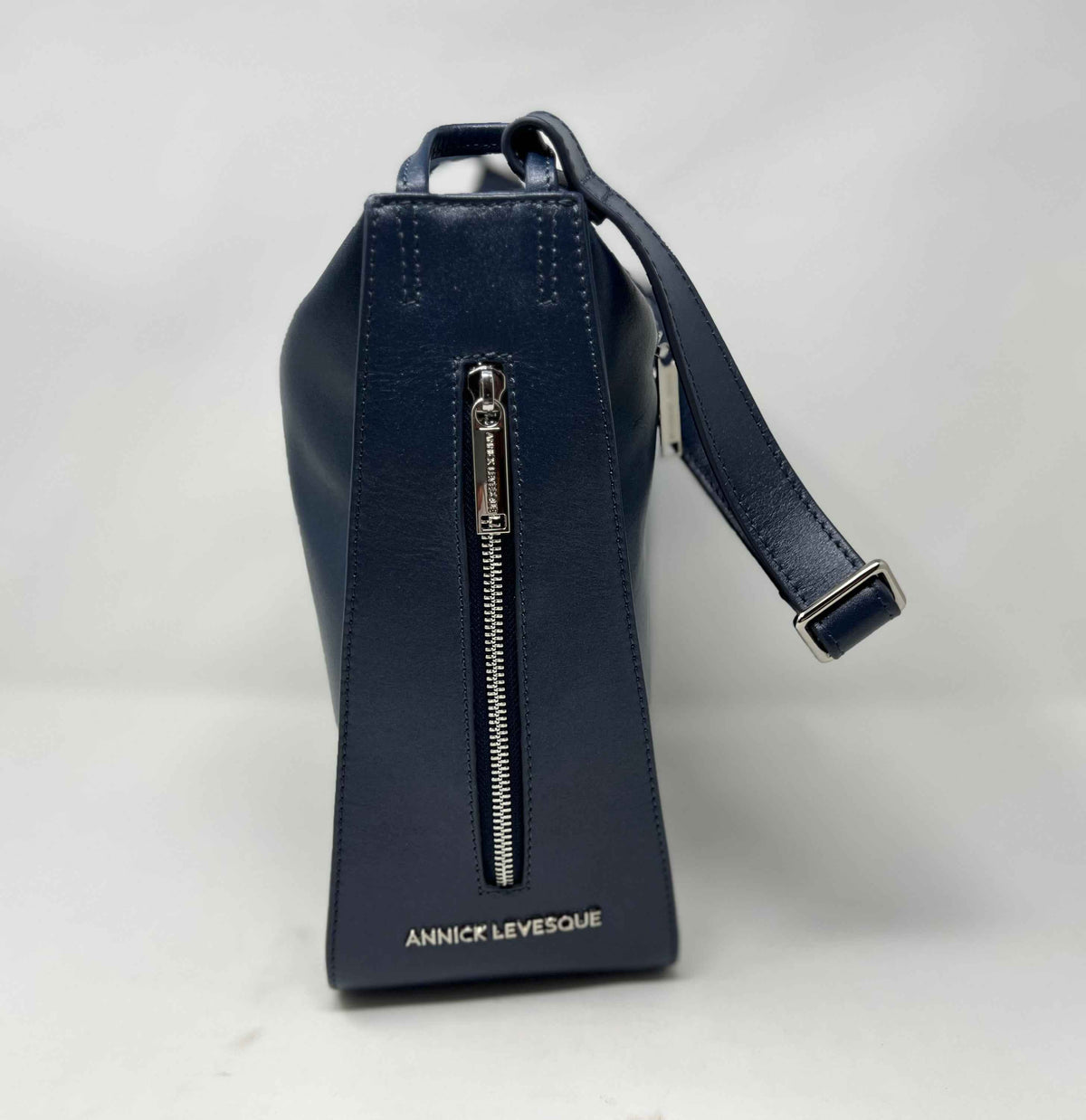 sac à main souple en bandoulière, Bleu marine | Julie