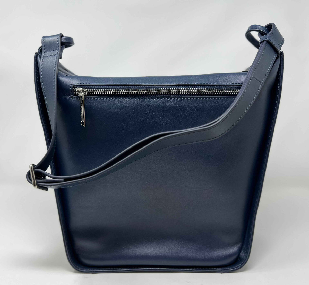 sac à main souple en bandoulière, Bleu marine | Julie